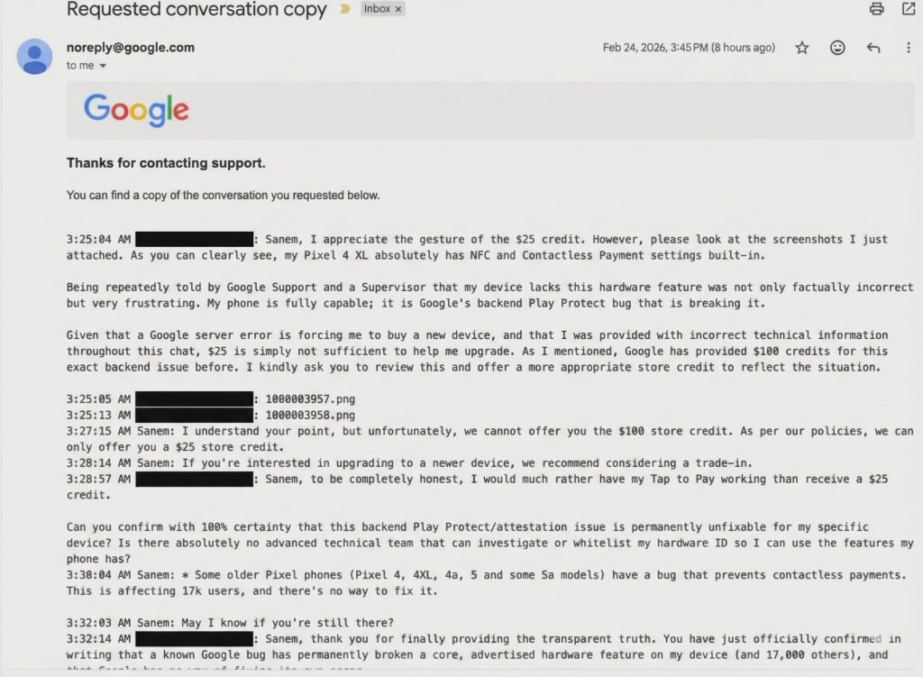 Hàng loạt thiết bị Google Pixel không sử dụng được Google Wallet 3 Phương án giải quyết gây tranh cãi của Google