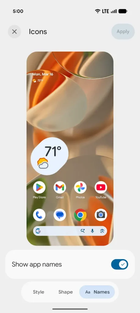 Android 17 Beta 3 app labels 1