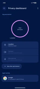 Android 17 QPR1 Beta 1 privacy dashboard 1
