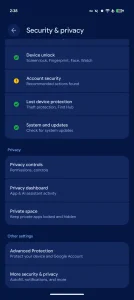 Android 17 QPR1 Beta 2 privacy dashboard 2
