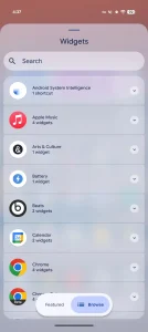 Android 17 chính thức dành cho Google Pixel: Tổng hợp những tính năng mới thú vị 9 Android 17 Beta 3 blur widget 2