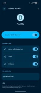 Android 17 QPR1 Beta 6: Tổng hợp những thay đổi mới thú vị 4 Android 17 QPR1 Beta 6 Health connect 2 1