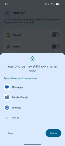 Android Canary 2608: Tổng hợp những thông tin mà bạn cần biết 7 Android Canary 2608 app lock 3